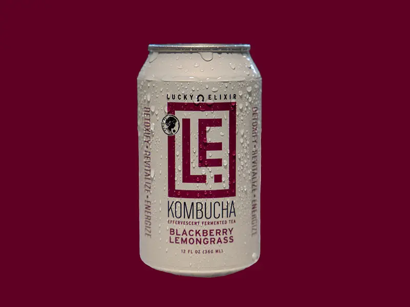 Blackberry Lemongrass Kombucha