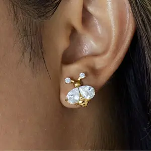 Queen Bee Sparkle Studs