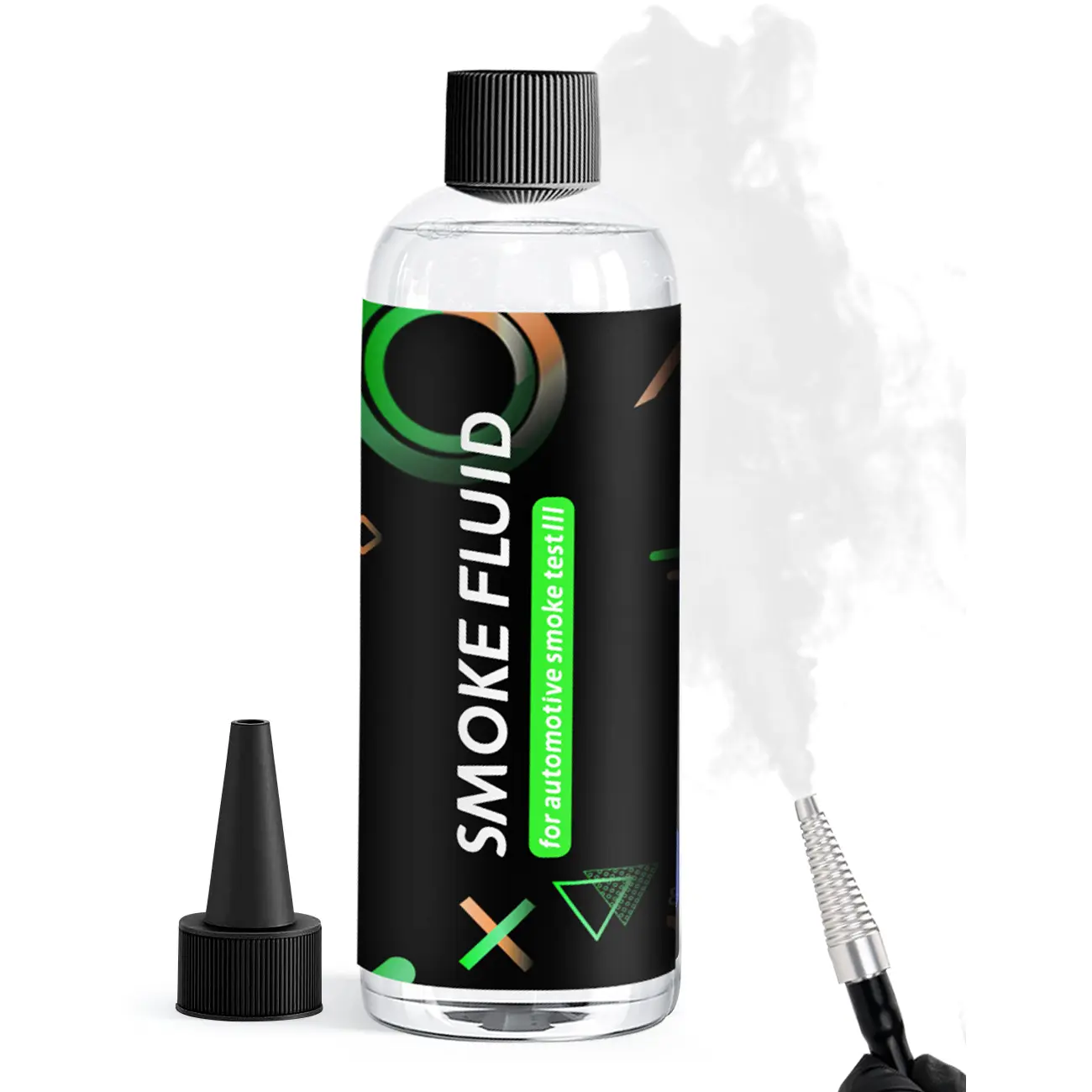SOLARY 8oz Automotive EVAP Smoke Machine Liquid - Low Odor Fluid, Quick Leak Det., Thick Smoke in Sec, Universal Fit, Easy Refill, Multi-Use EVAP Testing Car Repair Inspection Tool Fluid, Refills Easily