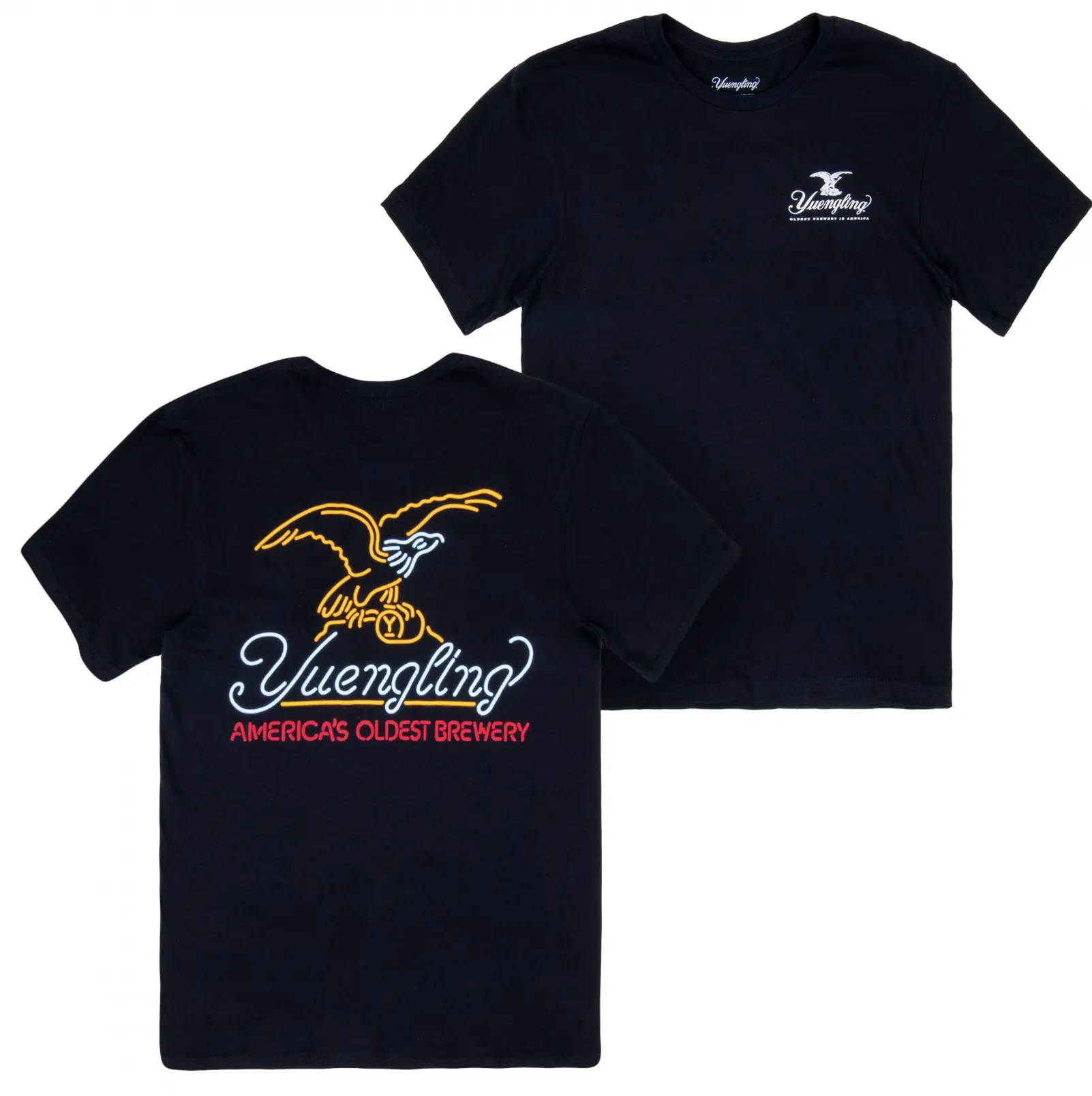 Yuengling America's Oldest Brewery Graphic T-Shirt 2 Sides, America’s Oldest Brewery Front and Back Print T-Shirt, Shirt For Yuengling Fans