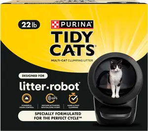 Purina Tidy Cats Cat Litter for Litter-Robot Clumping Cat Litter Odor Control Formula