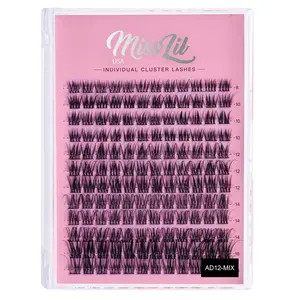 DIY Cluster eyelash extensions AD-12 MIX Tray