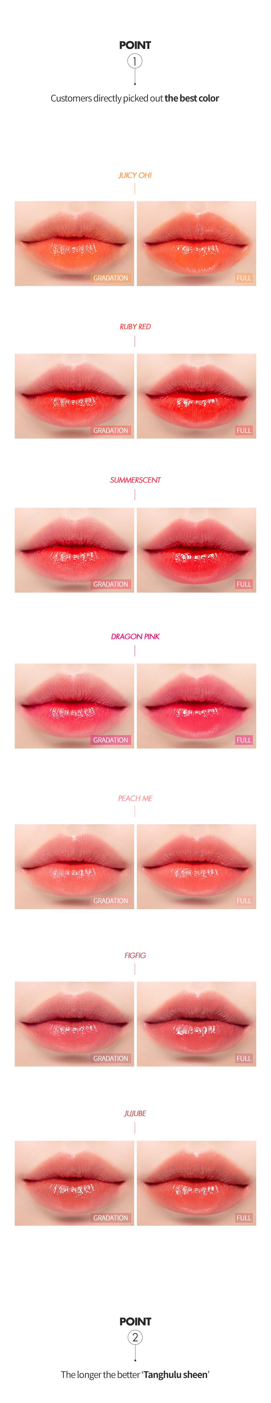 [rom&nd Official Shop] rom&nd Juicy Lasting Tint 5.5g Juicy & Glossy Finish, Long-lasting, Moisturizing, Highly-Pigmented, Lip Care