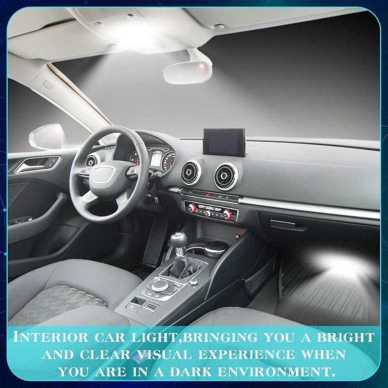 70 Pces Interior Lights LED Car Bulb Kit Set Dome Light 31 36 41 mm 12v De3175 6411 T10 2825 6612f 6615f for Dome Map Read Door Trunk Glove Box License Plate Christmas Cargo Courtesy, Led Car Ambient Light, Cars