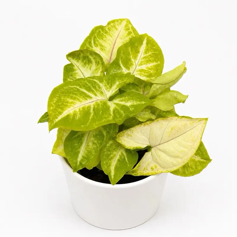 Syngonium Podophyllum Gold Allusion 4" Pot - Care Instructions Not Provided - Decorative Plant