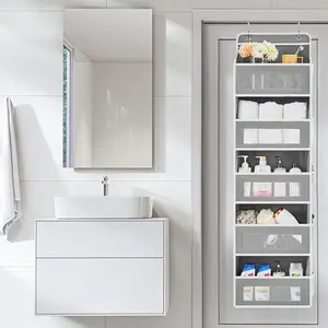 The Latest 2026 Model of the Closet Storage Bag, Featuring 5 Large Pockets, with Anti-Slip Design, Suitable for Dedrooms, Bathrooms,Student Dormitories, and Can be Hung.