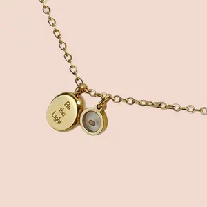 Be The Light Charm Necklace Be The Light Charm Necklace