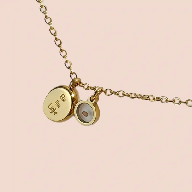 Be The Light Charm Necklace