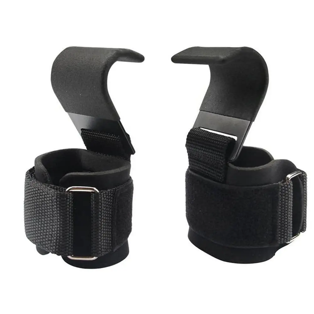 Weight Lifting Hooks, 2/4 Counts Heavy Duty Lifting Wrist Straps, Pull Ups Deadlift Straps, Weight Lifting Grips, Fitness Accessories for Home Gym