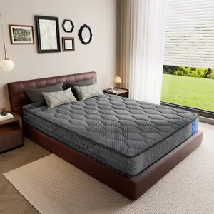 【Summerwins】12 Inch King Size Hybrid Mattress | Individually Wrapped Coils Memory Foam | CertiPUR-US Certified | Fiberglass Free | 10-Year Warranty outdoorfun