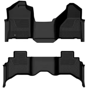 Lasfit fit for 2002-2008 RAM 1500 Quad Cab Floor Mats, Fit Carpet Flooring, Not Fit have 4X4 Shifter