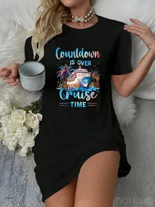 Countdown Is Over It's Cruise Time On Cruise Ship Vacation Casual Dress