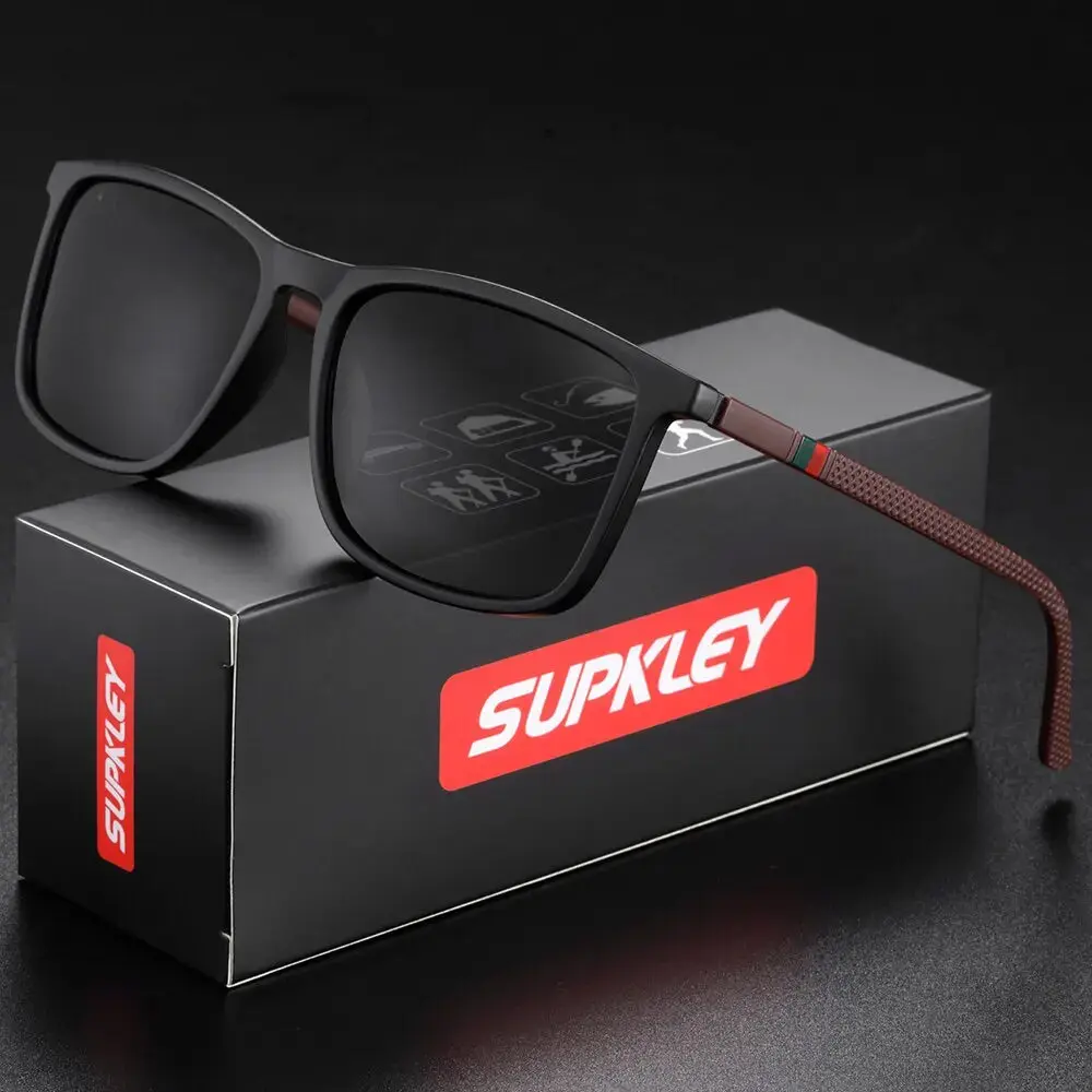 SUPKLEY Polarized Sports Sunglasses for Men SUPKLEY Polarized Sports Sunglasses for Men