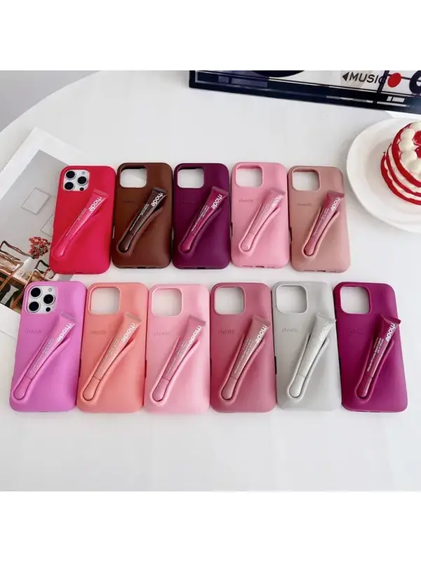 RHODE Phone Case & Lip Treatment Set for iPhone 11–17 Pro Max – Soft Touch Silicone, Trendy Style