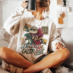 Dungeon Crawler Carl Stamp Shirt, Princess Donut And Mongo, Goddamnit Donut Tee, Litrpg Book Lover Gift, Unisex Sweater Pullover Tee