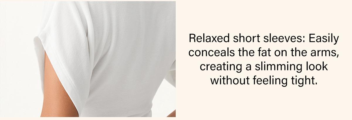 OGL Semi-sheer Lyocell Cashmere Blend V-neck Short Sleeve Side Ruched Tee