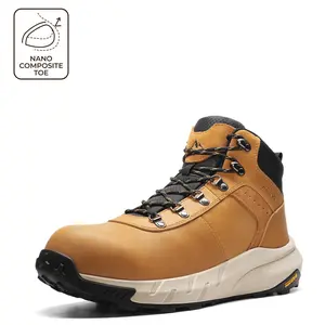 【Nano Composite Toe】NORTIV 8 Composite Toe Boots for Men Work Boots Anti-Fatigue Waterproof Lightweight Non-Slip ASTM F2412-24 for Warehouse Construction DriftShield-nano
