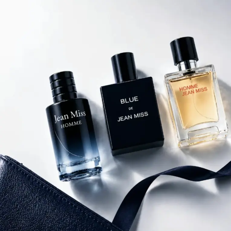JEAN MISS Men's Perfume Gift Set - 3x30ml Premium Fragrances | Perfume Set | Citrus, Woody, Spicy Notes | Various Scents | Long-Lasting | Everyday Fragrance | Ideal Gift for Couples | Perfect for Dates and Parties | Summer Scents |