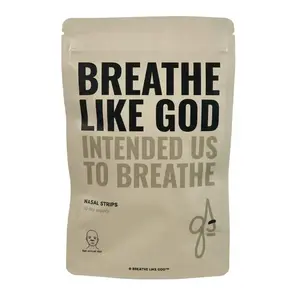 Breathe Like God nasal strips - Extra Strength Nasal Strips for Optimal Oxygenation and Deep Sleep - Comfortable Hypoallergenic Design for All Skin Types