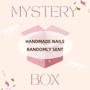 Moonovate | FREE NAILS 10pcs Handmade Press On Nails Free Tool Kit Almond Nails REUSABLE 3D Gel Fake Nails Acrylic Press On Nails