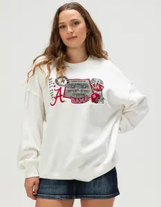 GAMEDAY SOCIAL University of Alabama Womens Crewneck Sweatshirt