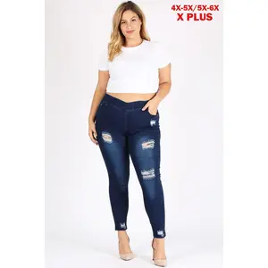 Extended plus size 4X/5X-5X/6X women Jeggings