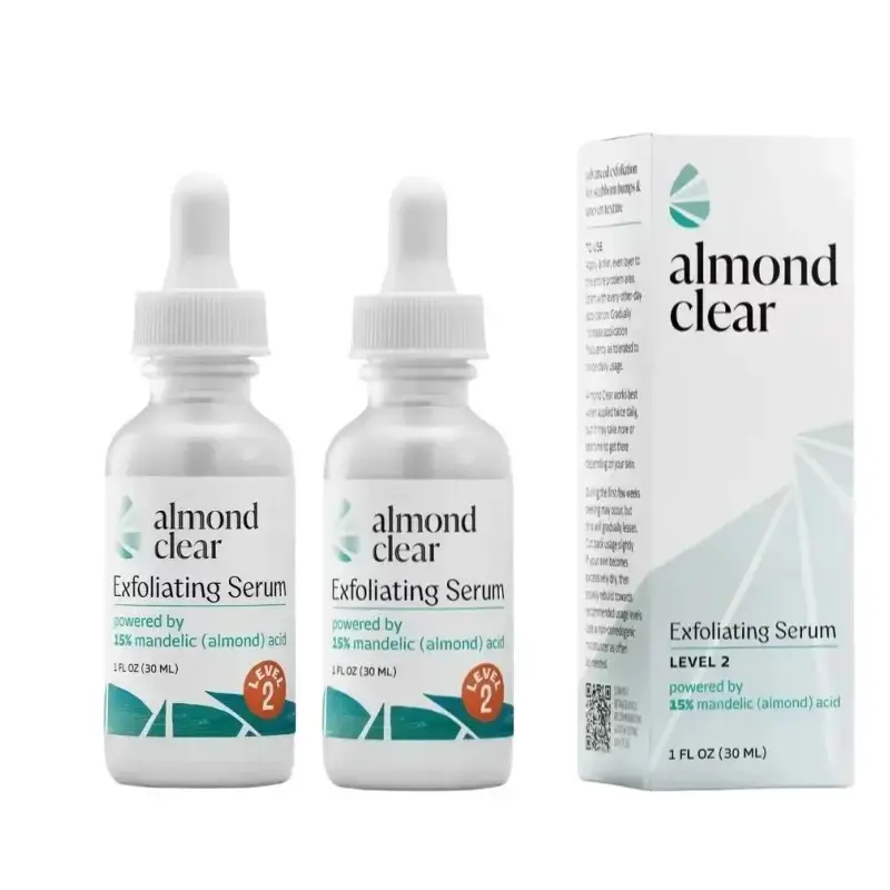 2pcs Level 2 Mandelic Acid Serum | Body Acne Treatment, Clear Butt Acne, Folliculitis, Fungal Acne, Hyperpigmentation, Ingrown Hairs | Daily Skincare, Safe for Sensitive Skin, Skin Repair, Fungus、