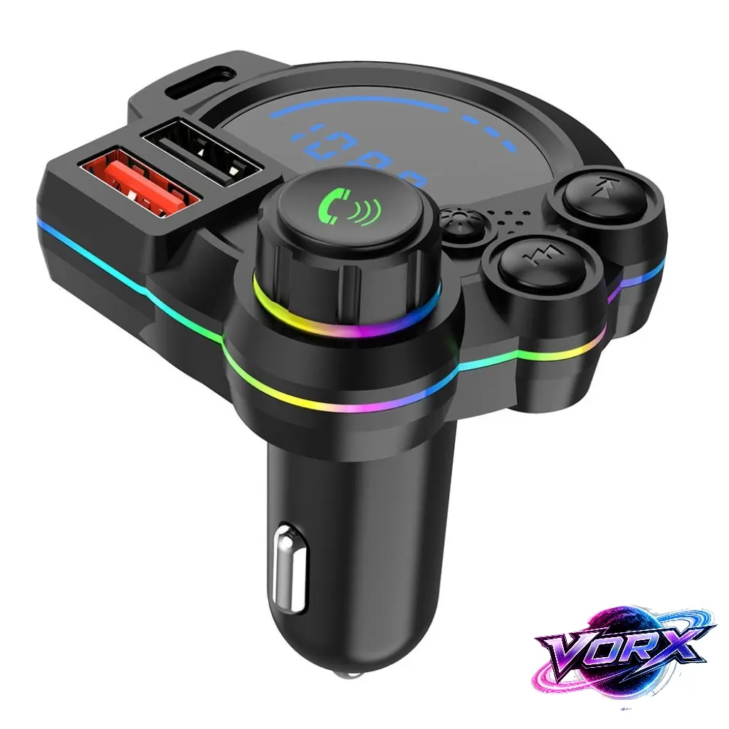 2026 Best-Selling Bluetooth 5.3 FM Transmitter, Dual-USB Ports, Fast Charging & High-Quality Audio Transmission, MP3 Playback via USB Drive, Wireless FM Transmission, Hands-Free Calling, and LED Display (Car Essential)