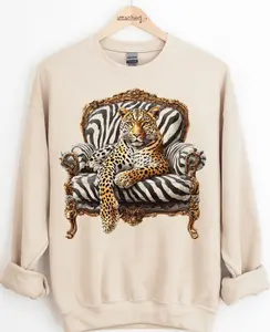 Classy Leopard Graphic Top