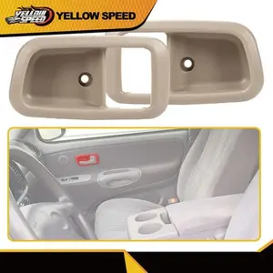 Pair Door Handle Trim Set Fit For 2000-2006 Toyota Tundra Front Beige 2PCS