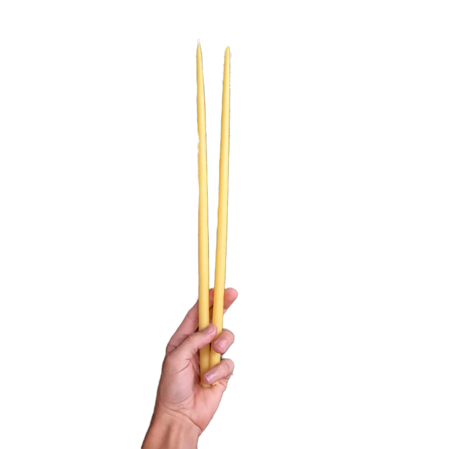 Thin Taper Beeswax Candles