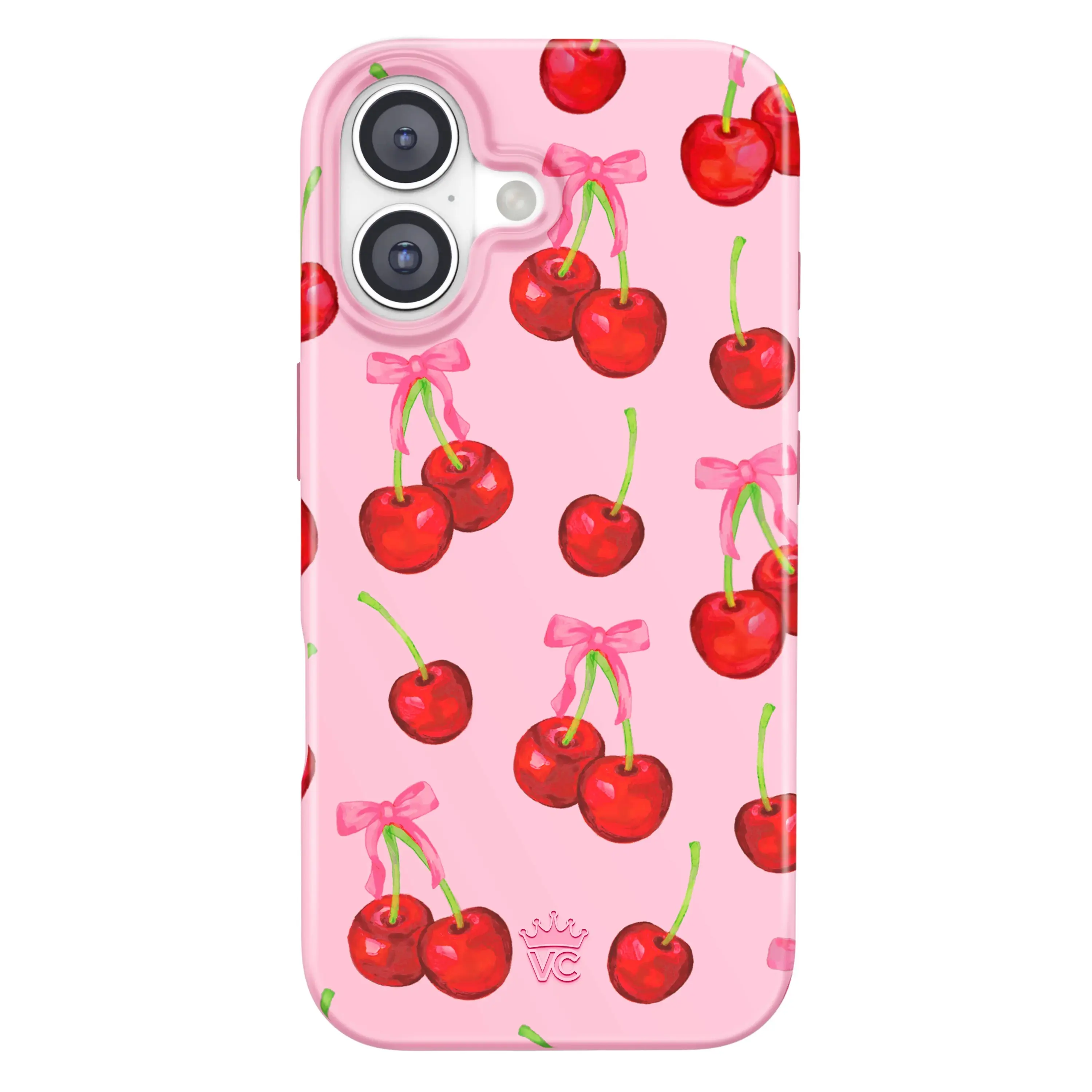 Velvet Caviar Sweet Cherry Magnetic Smartphone Cover for iPhone 17 - Cute, Trendy, Drop-Tested, Shockproof Protective Case, Girly Design, Mobile Accessory, Casing