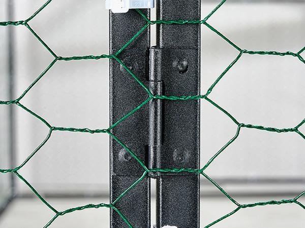 VEVOR Metal Chicken Coop for 4-6 Chickens, 3.3 x 6.6 x 3.3 ft, Small Chicken Cage with Waterproof Cover & Double Doors, Spire Roof Poultry Run Compatible with Wooden Coops, for Rabbit Hen Goose Duck#BackToSchool VEVOR Metal Chicken Coop for 4-6 Chickens, 3.3 x 6.6 x 3.3 ft, Small Chicken Cage with Waterproof Cover & Double Doors, Spire Roof Poultry Run Compatible with Wooden Coops, for Rabbit Hen Goose Duck#BackToSchool