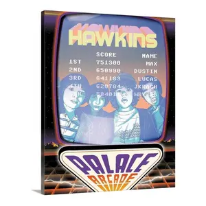 Stranger Things Arcade Canvas