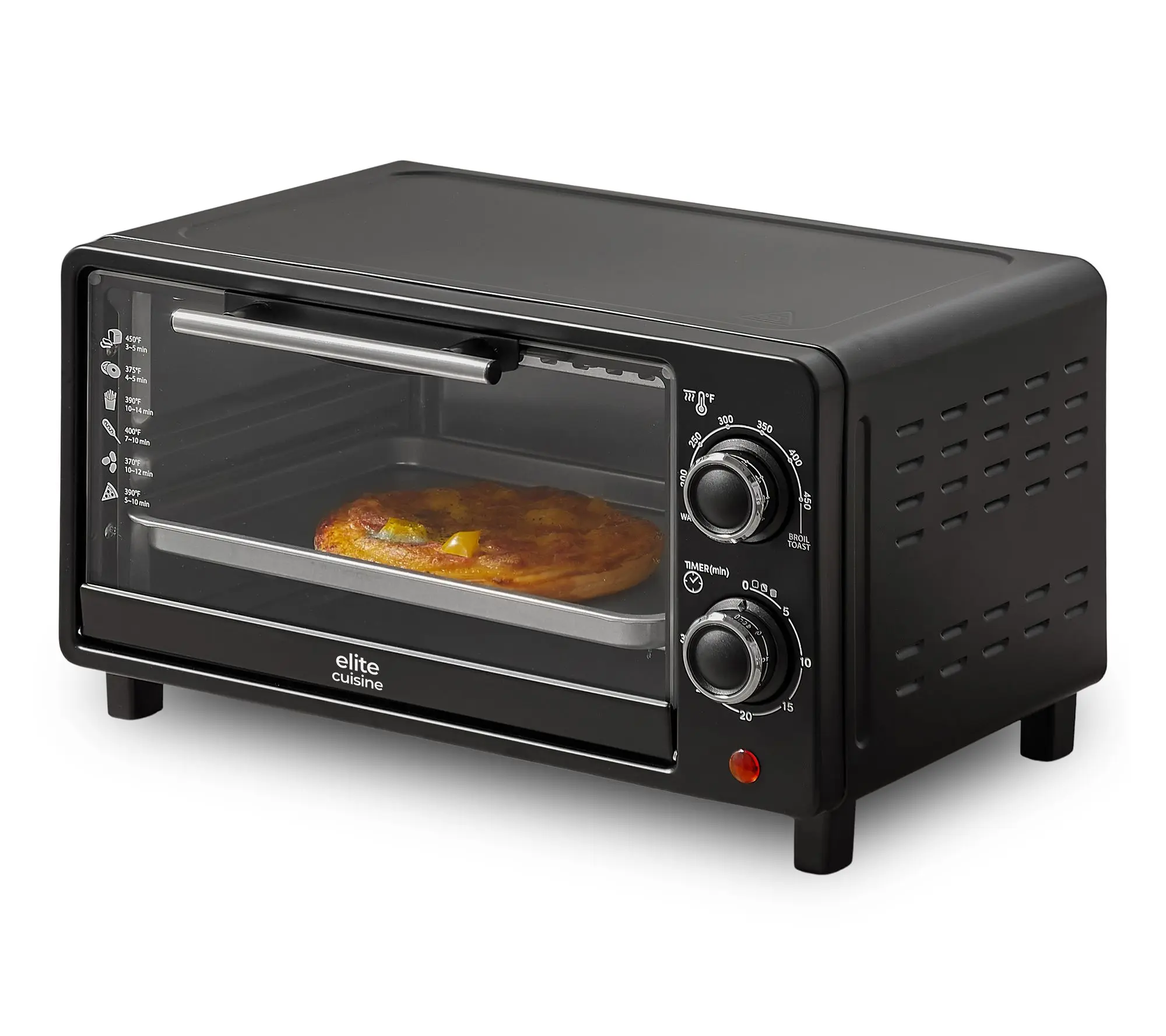 Elite Cuisine 4-slice 9.5 QT Toaster Oven Broiler