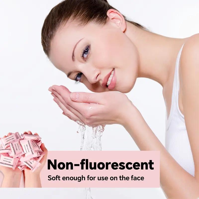 Disposable Compressed Towel Tablets - Facial Towels for Travel, Camping & Hiking - 1 Pack, 30 Count