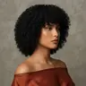 Glueless Afro Kinky Curly Human Hair Wigs 6-12 Inch for Black Women High Density Pixie Curl Full Machine Made Wear and Go Natural Black Wig