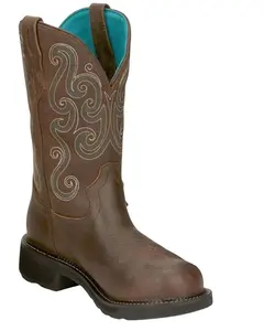 Justin Women's Tasha Waterproof Western Work Boot Steel Toe - Gy9991