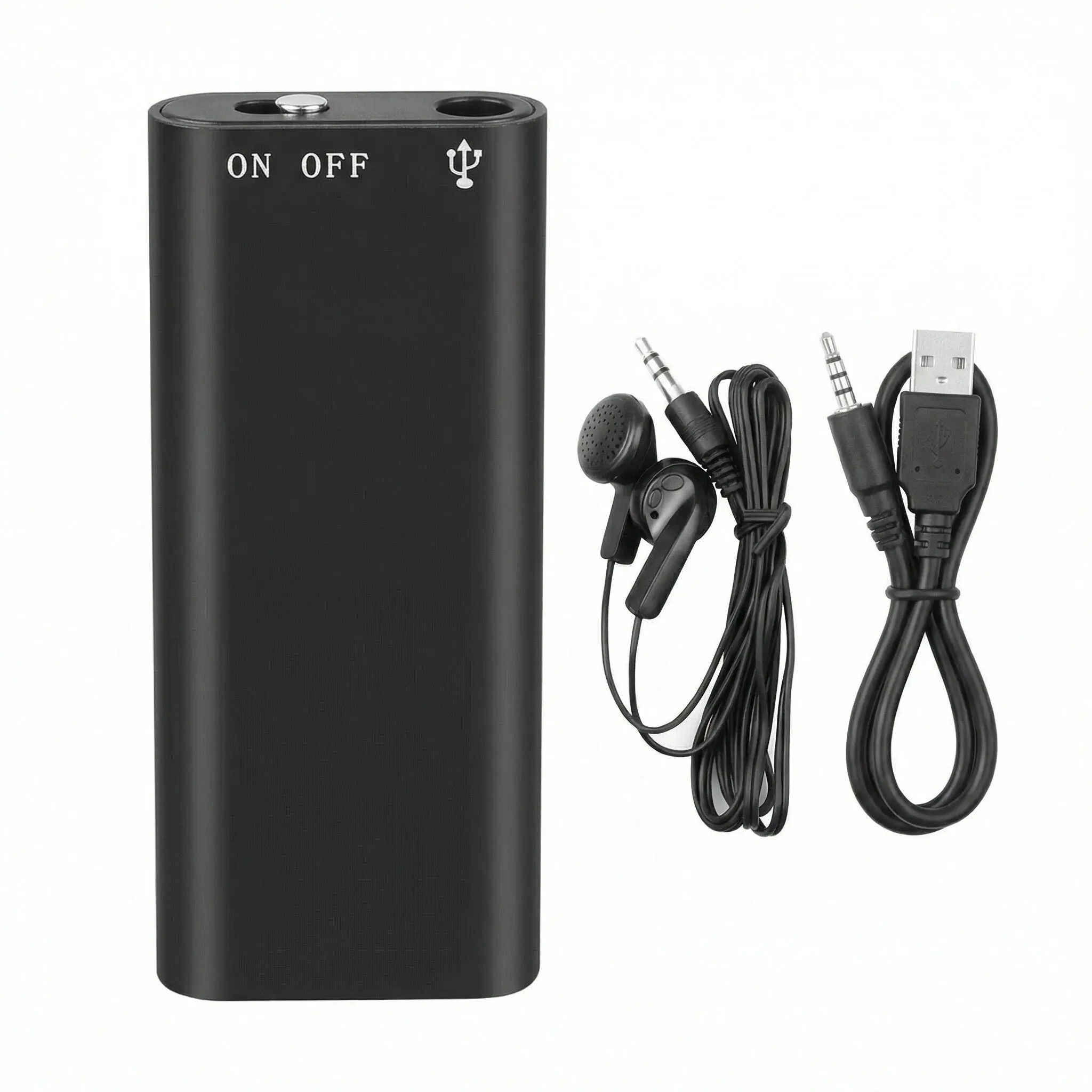 Professional 8GB Voice-Activated Recording Pen, Ultra-Thin Noise-Canceling Digital Recorder with MP3 Playback for Business