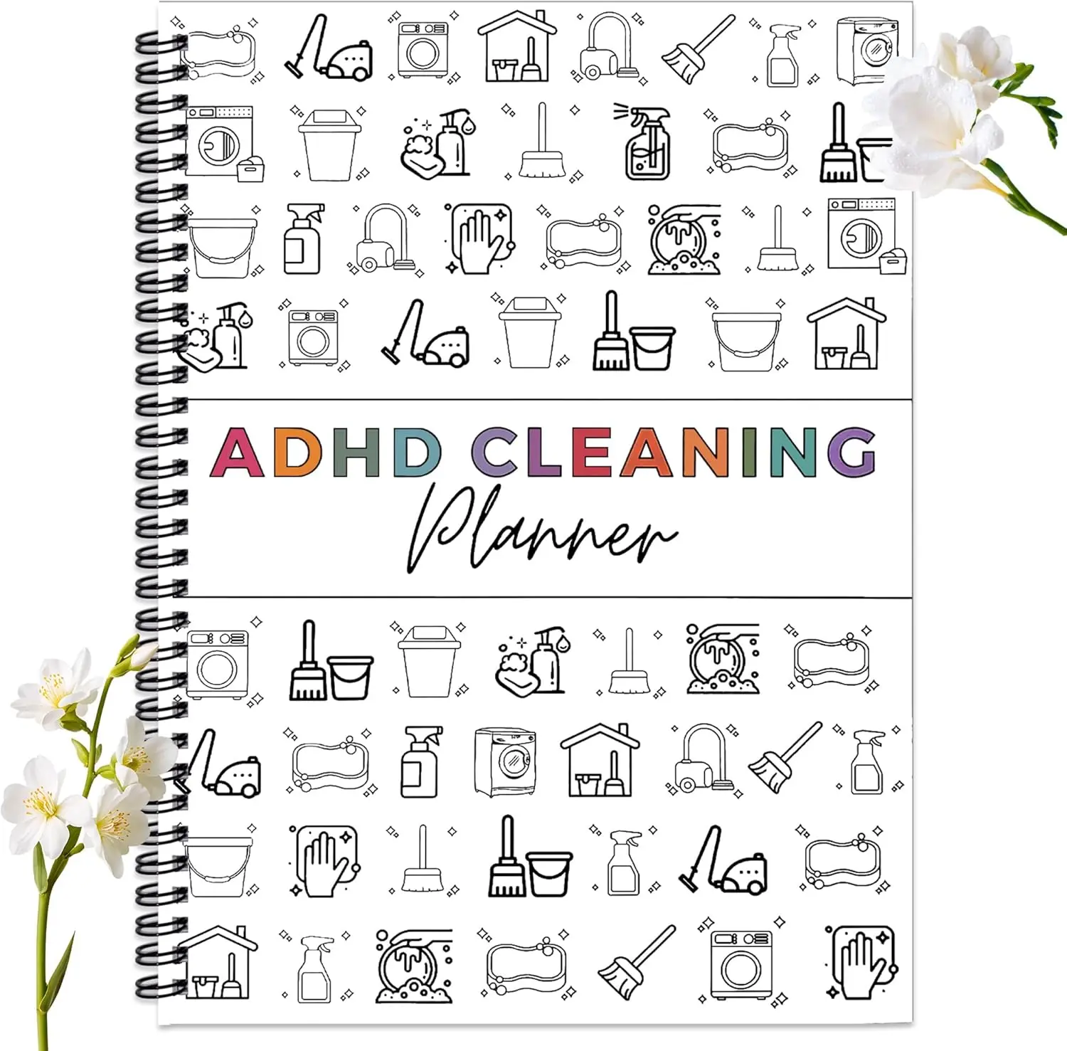 【TikTok Top Seller】Household Daily Cleaning Schedule and Checklist Organizer-1 Count Cleaning Checklist Schedule Notebook-Checklist Notebook Mother's GiftsChore Chart Notebook for Home-Family Cleaning Tasks-Editable Template ADHD