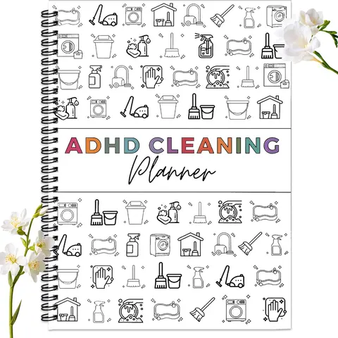 【TikTok Top Seller】Household Daily Cleaning Schedule and Checklist Organizer-1 Count Cleaning Checklist Schedule Notebook-Checklist Notebook Mother's GiftsChore Chart Notebook for Home-Family Cleaning Tasks-Editable Template ADHD