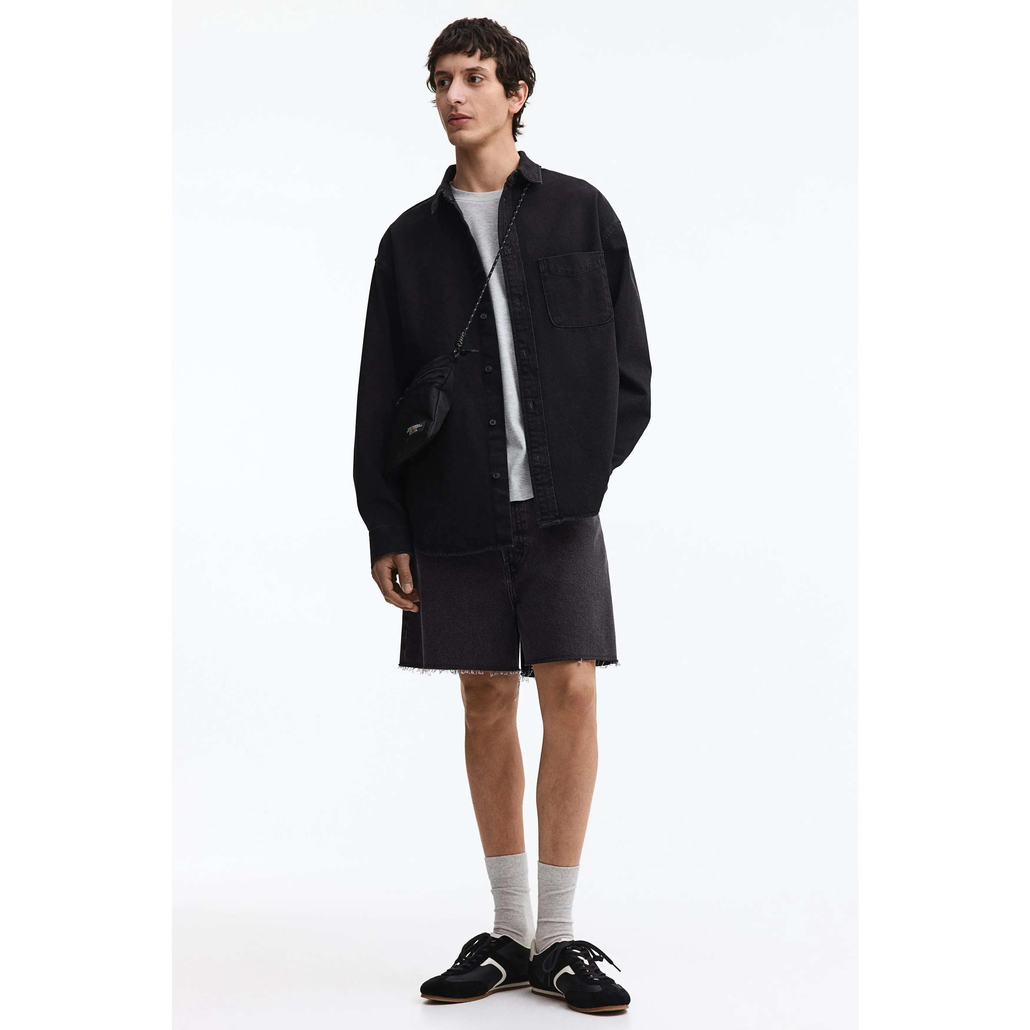 H&M Short baggy denim shorts