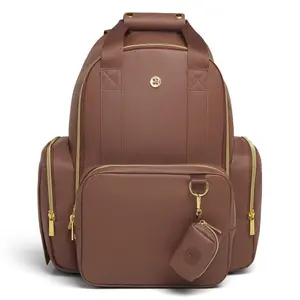 Huggies Sunshine Pack Diaper Bag - Cognac Leather