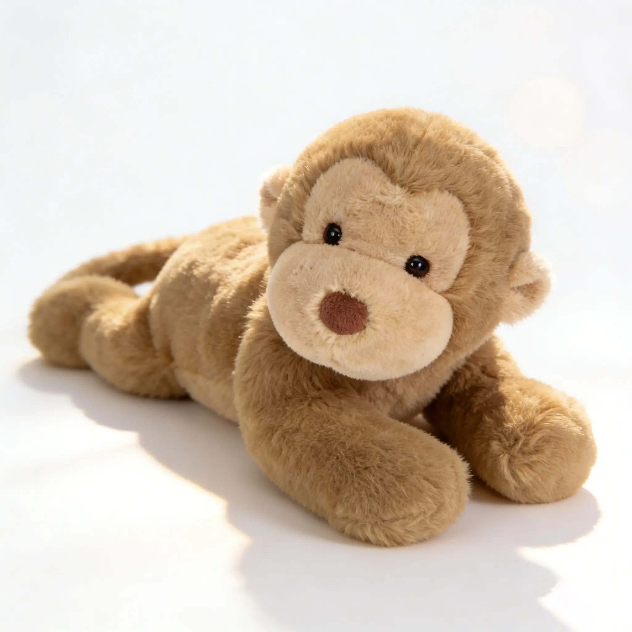 24cm Soft Smudge Monkey Plush Cute Zoo-Themed Toy with Huggable Design for Kids' Play & Gift Premium Soft Cotton Material Medium-Sized for Easy Handling