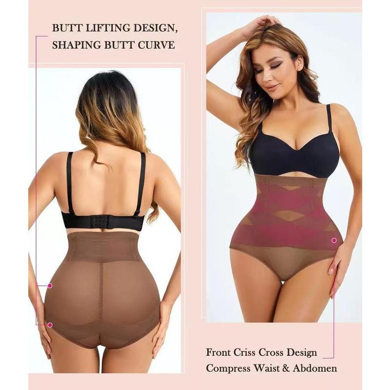 Women's Tummy Control Waist Trainer Panties Compression Underwear High Waisted Shapewear Body Shaper Stomach Girdle Panty Seamless Postpartum