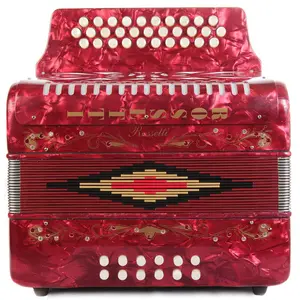 Rossetti 31 Button Accordion 12 Bass FBE Red