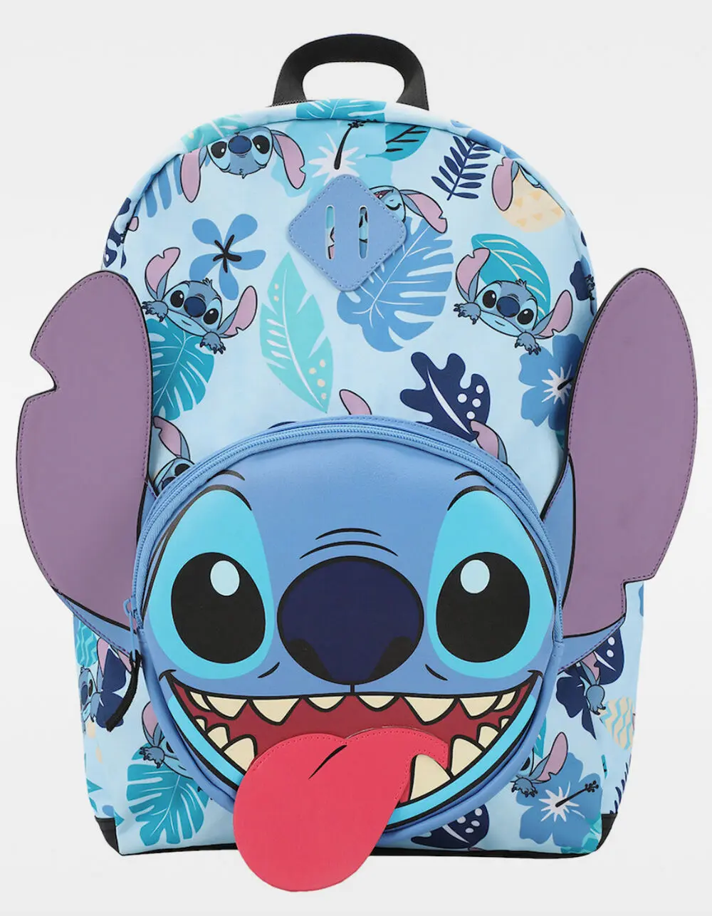 BIOWORLD Disney Stitch 3D Character Backpack, Blue Combo