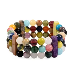 Shop LC Multi-Stone 269.15 ctw Queen Stretch Bracelet 6-7In Christmas Gifts
