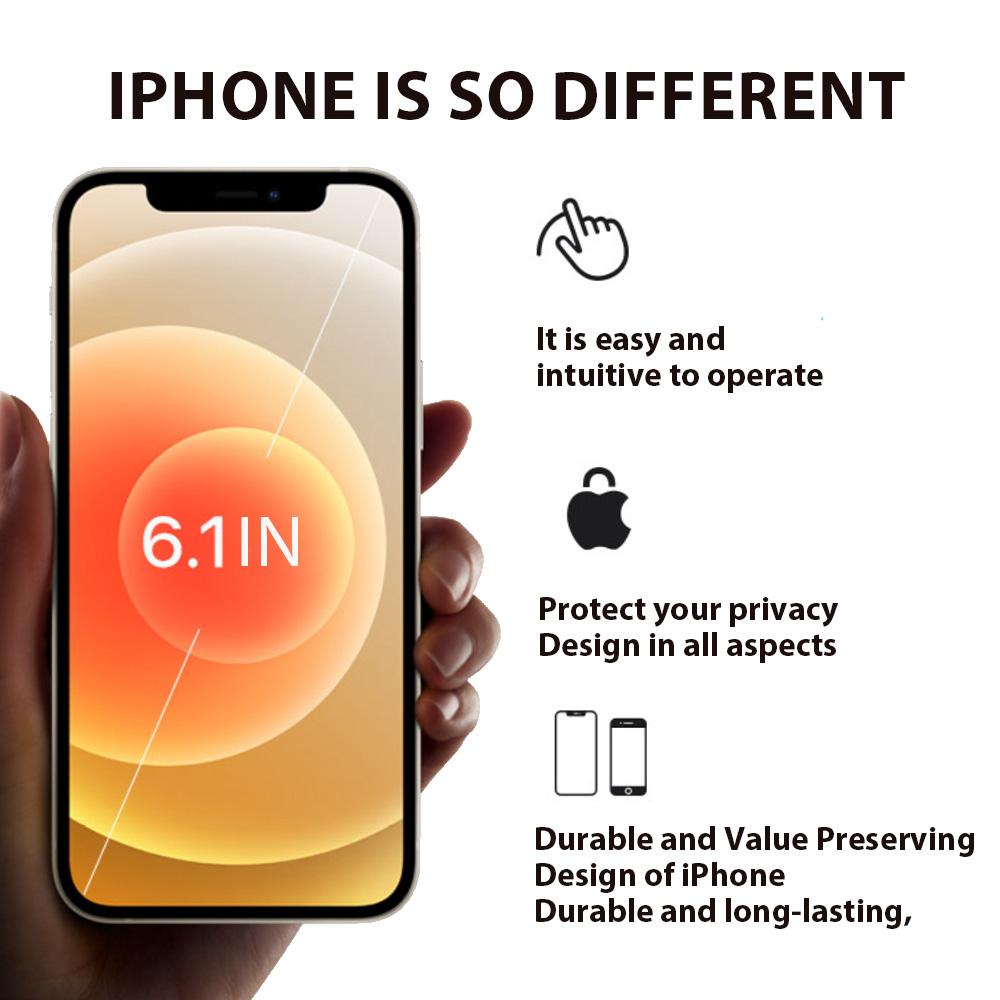 Refurbished iPhone 12 64GB Green (Unlocked) - Excellent condition, 6.1″ display, supports any carriers, like-new performance, 1-Year Warranty by JunQ Trading