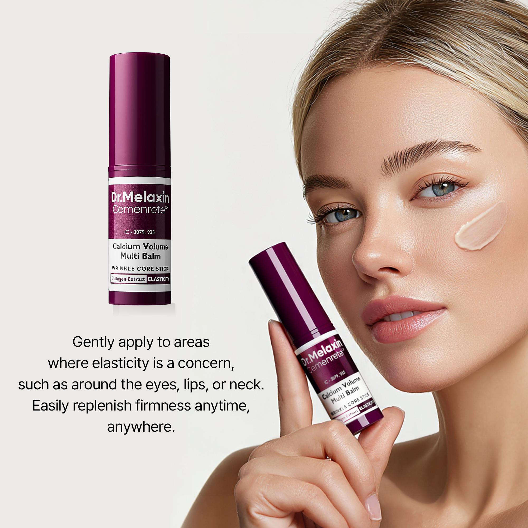 [Dr.Melaxin Official] Calcium Volume Multi Balm+Eye Patch 60ea Korean Skin Care Cosmetics with Collagen Extract Elasticity Eye Shiel dSkin Repair